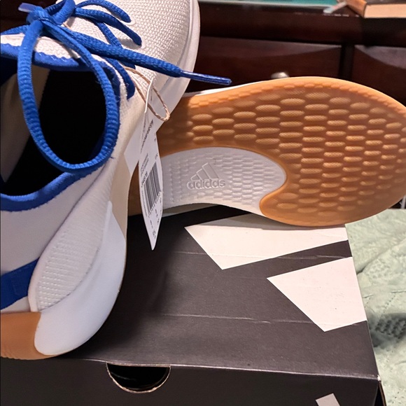 Adidas Cloudfoam Pure SPW Sneakers - White and Blue - Picture 6 of 8